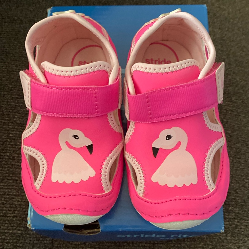 Stride Rite fast drying sandal. Nearly brand new She prefers her Jazzy sneakers